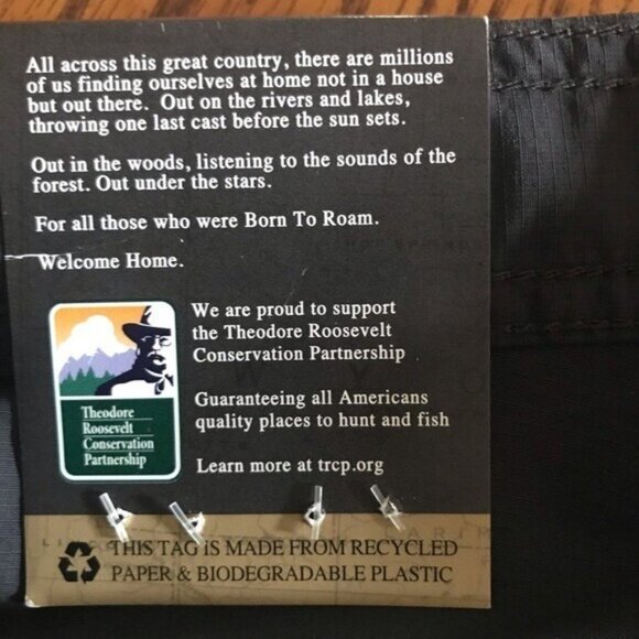 NWT The American Outdoorsman Men Convertible Hiking Pant XXL Navy Sun Protection - Picture 8 of 13